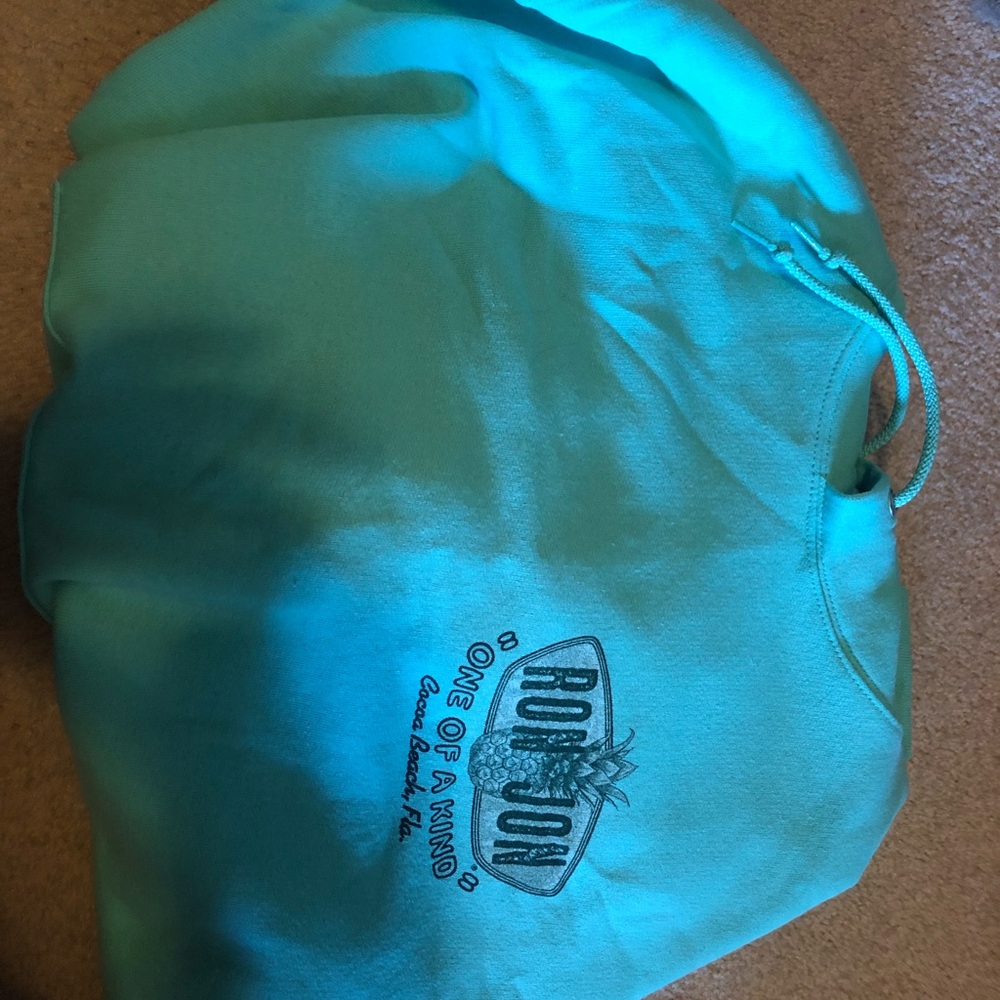Ron Jon Sweatshirt. Teal color